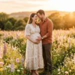 captions for maternity shoot with husband