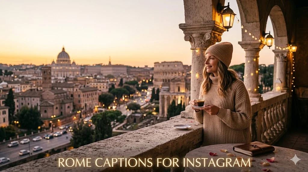 rome captions for instagram