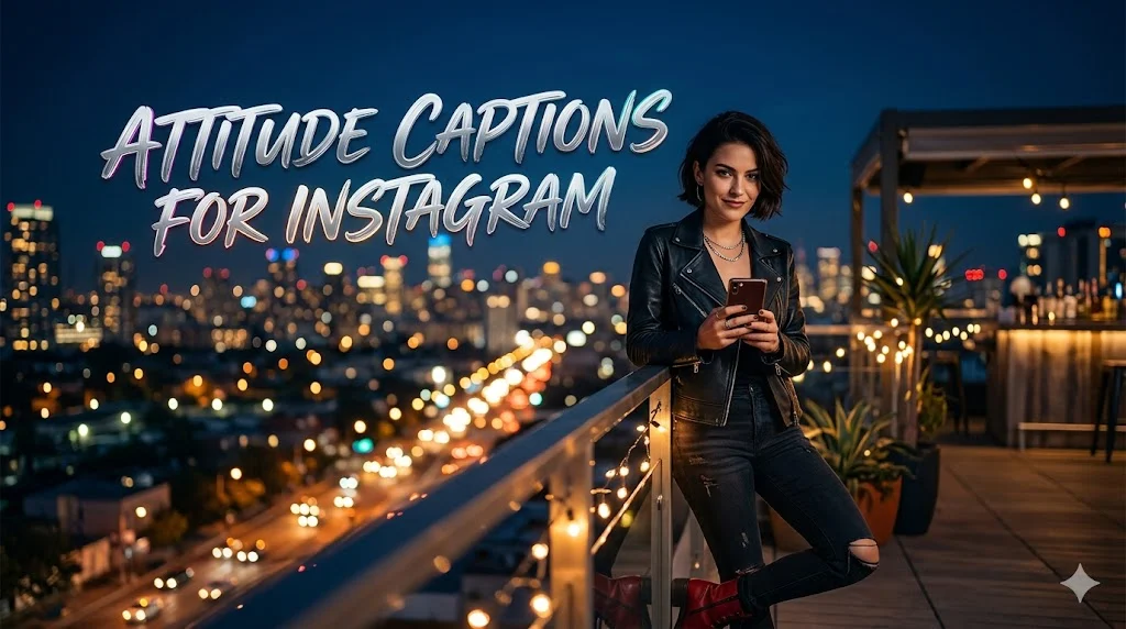 attitude captions for instagram