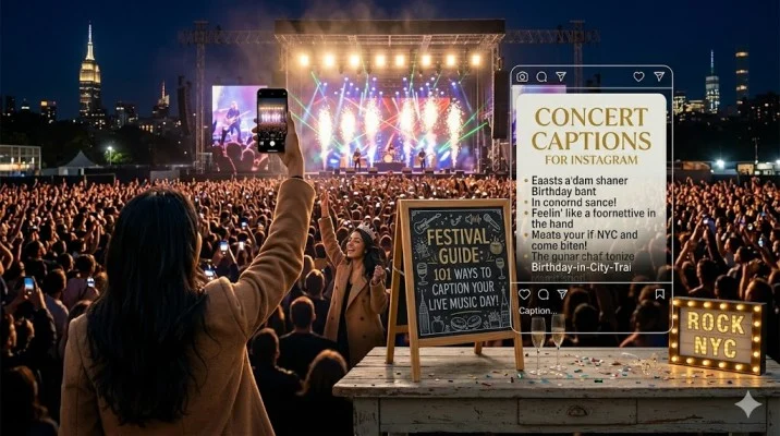 concert captions for instagram