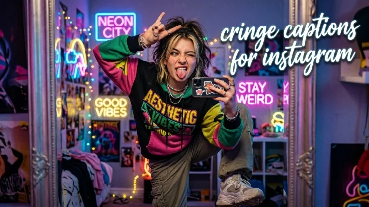 cringe captions for instagram