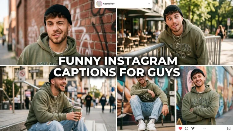 funny instagram captions for guys