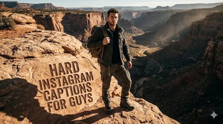 hard instagram captions for guys