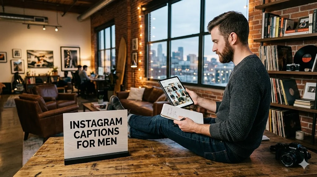 instagram captions for men