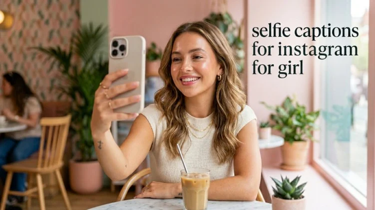 selfie captions for instagram for girl