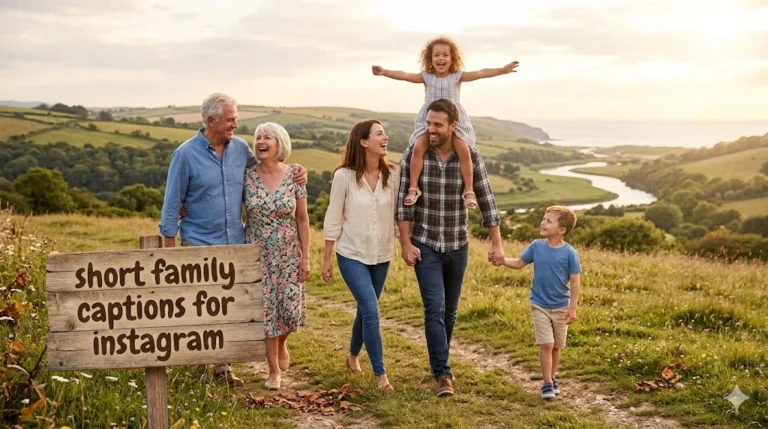short family captions for instagram