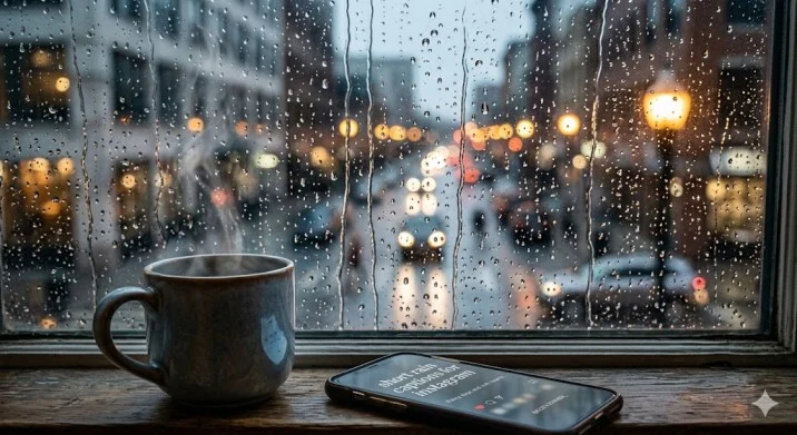 short rain captions for instagram