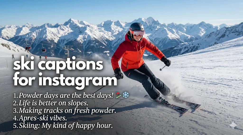 ski captions for instagram