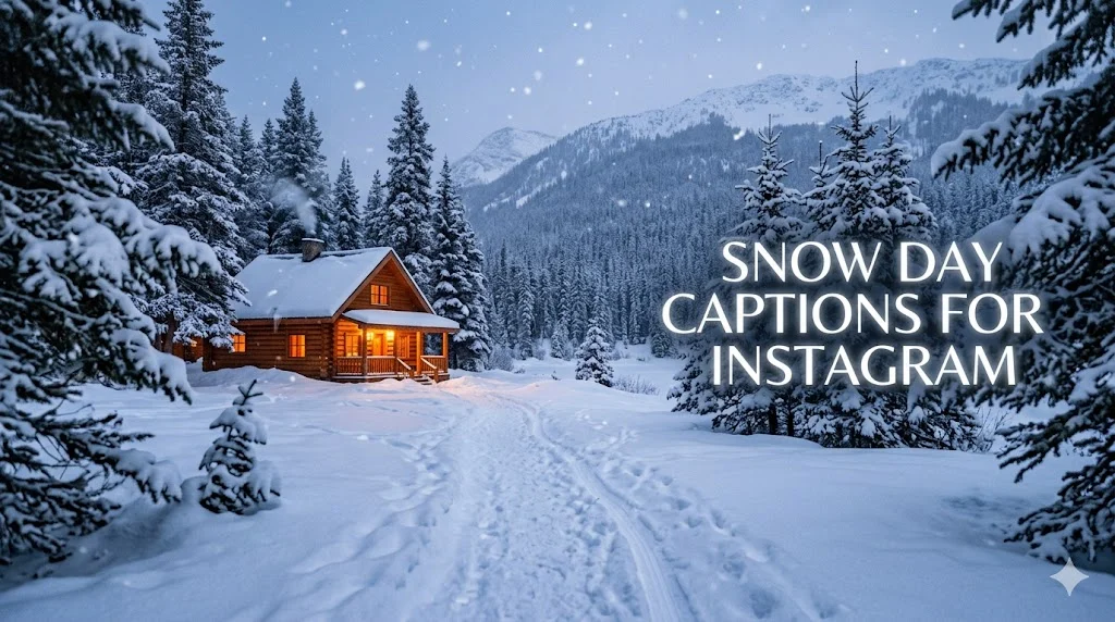 snow day captions for instagram