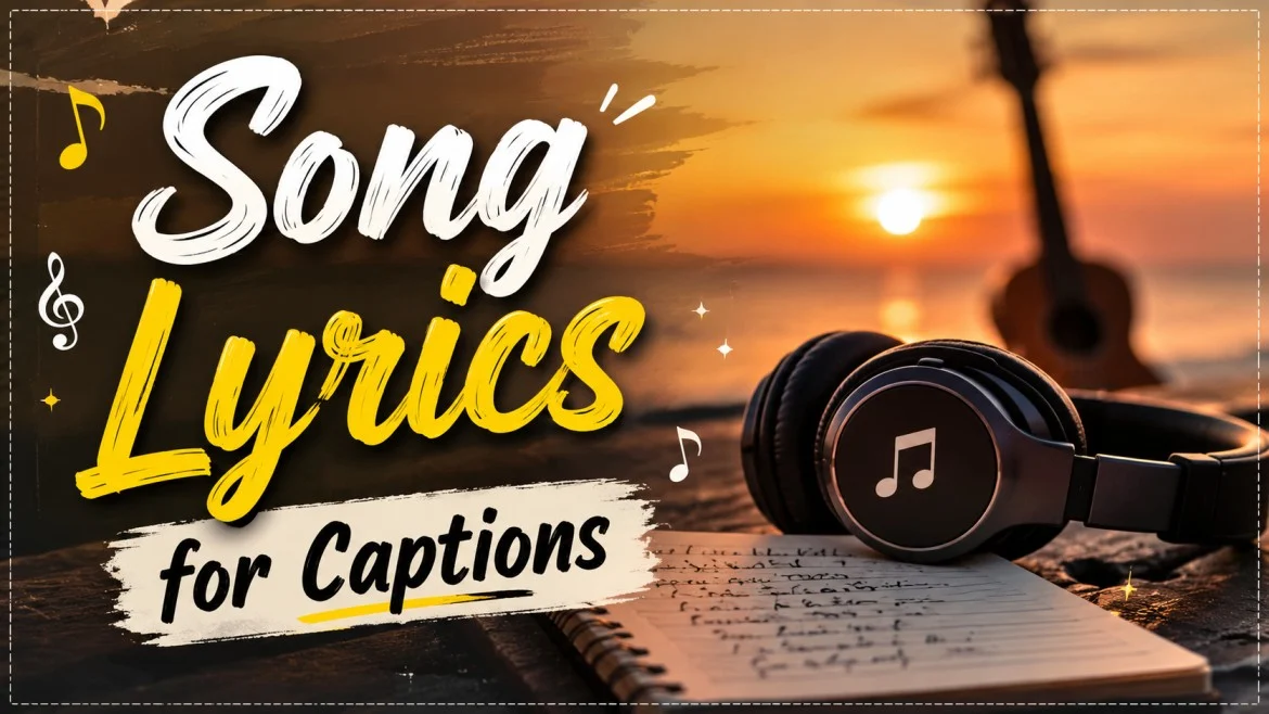 song lyrics for captions