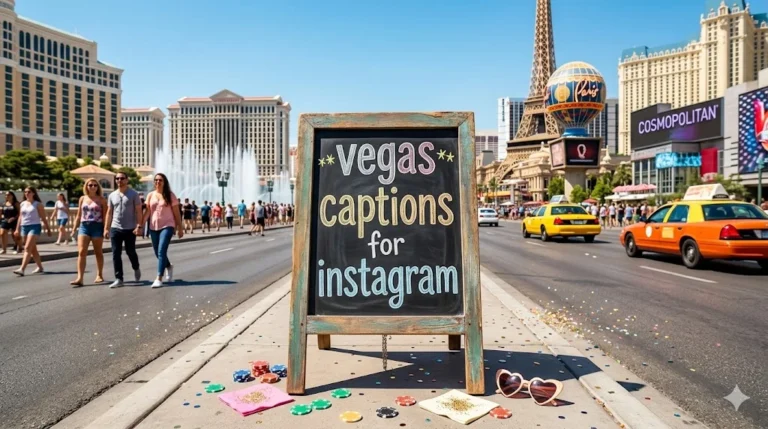 vegas captions for instagram
